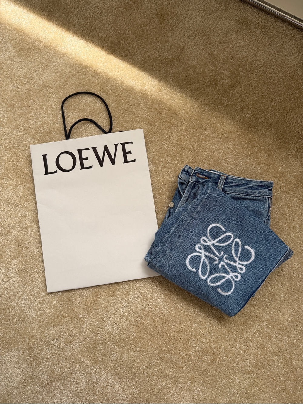 Loewe Anagram Denim Jeans